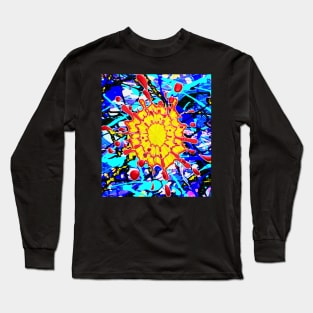 rainbow spray graffiti pop art by LEG Long Sleeve T-Shirt